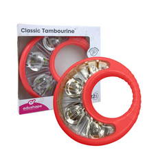 edushape Classic Tambourine - Red (1+)