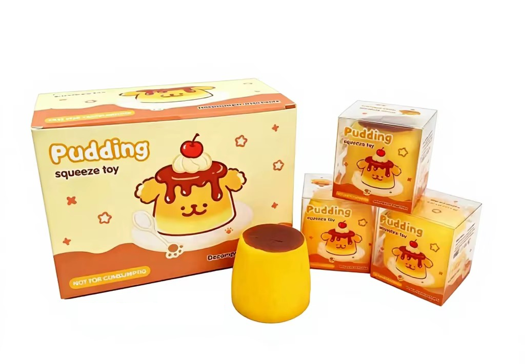 Inome Crunchy Pudding Squeeze Toy (3+)