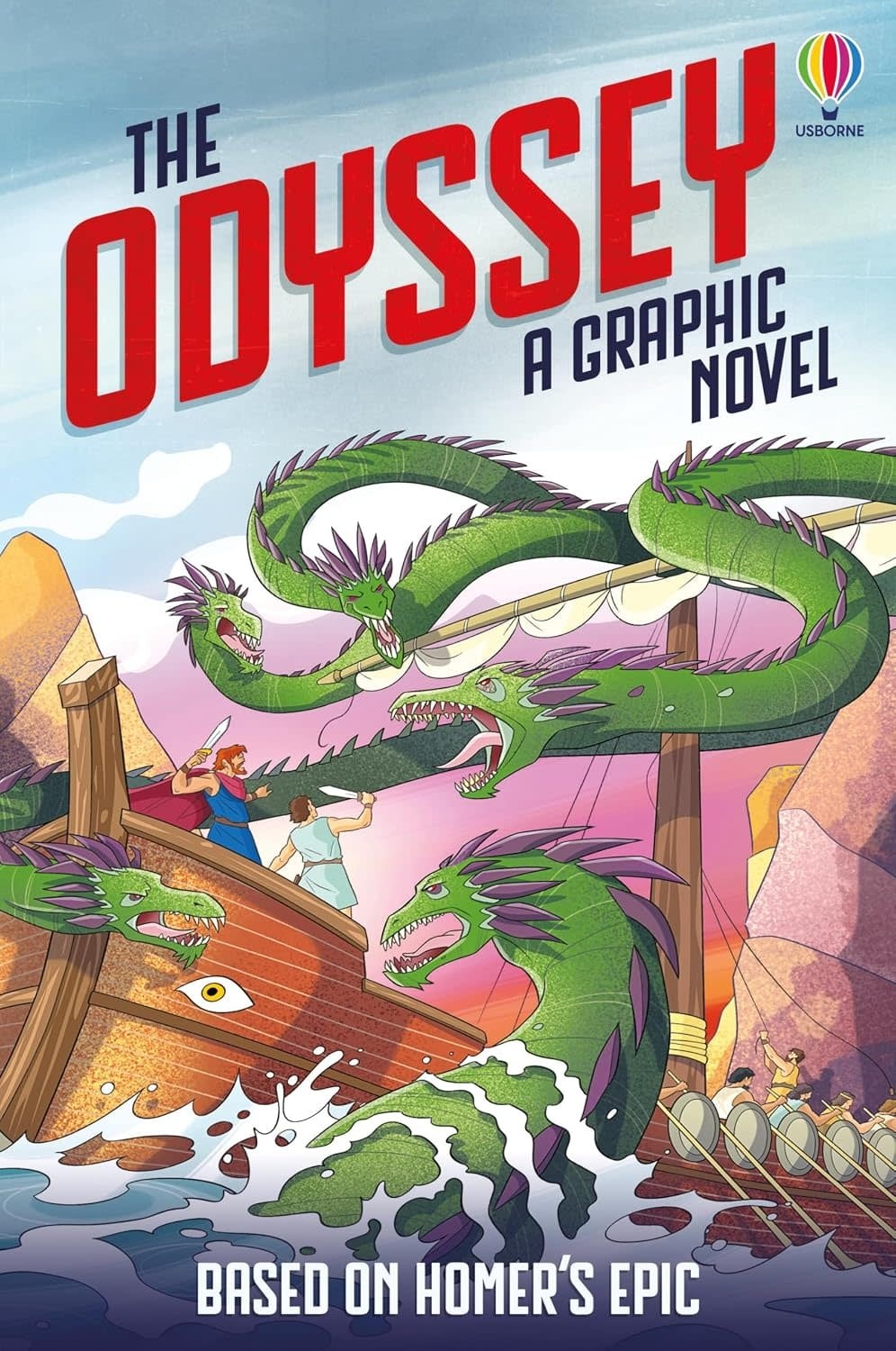 Usborne The Odyssey a Graphic Novel retold by Russel Punter, illustrated by Fabiano Fiorin (7-10+yrs)