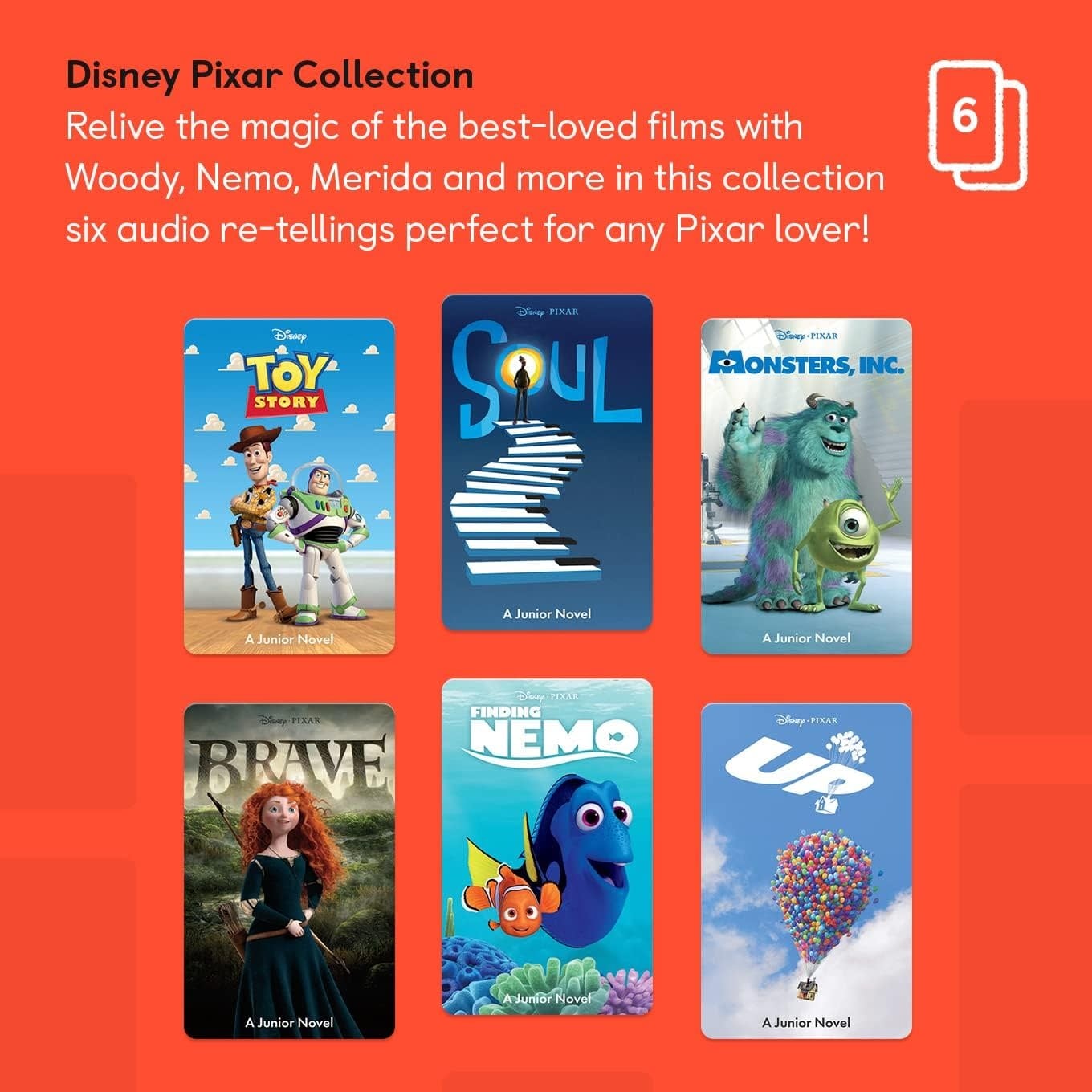Yoto Pixar Yoto Audio Collection (6 cards/13h17min) (6+)