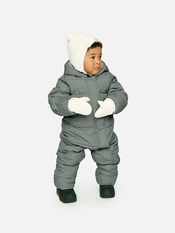 Deux par Deux Baby Cloud One Piece Snowsuit Adapted For Car