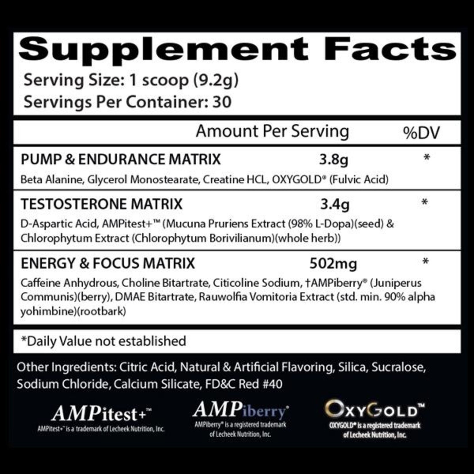 Insane Labz Insane Labz Psychotic Test Pre-Workout | Testosterone & Energy Matrix | Yuma, AZ