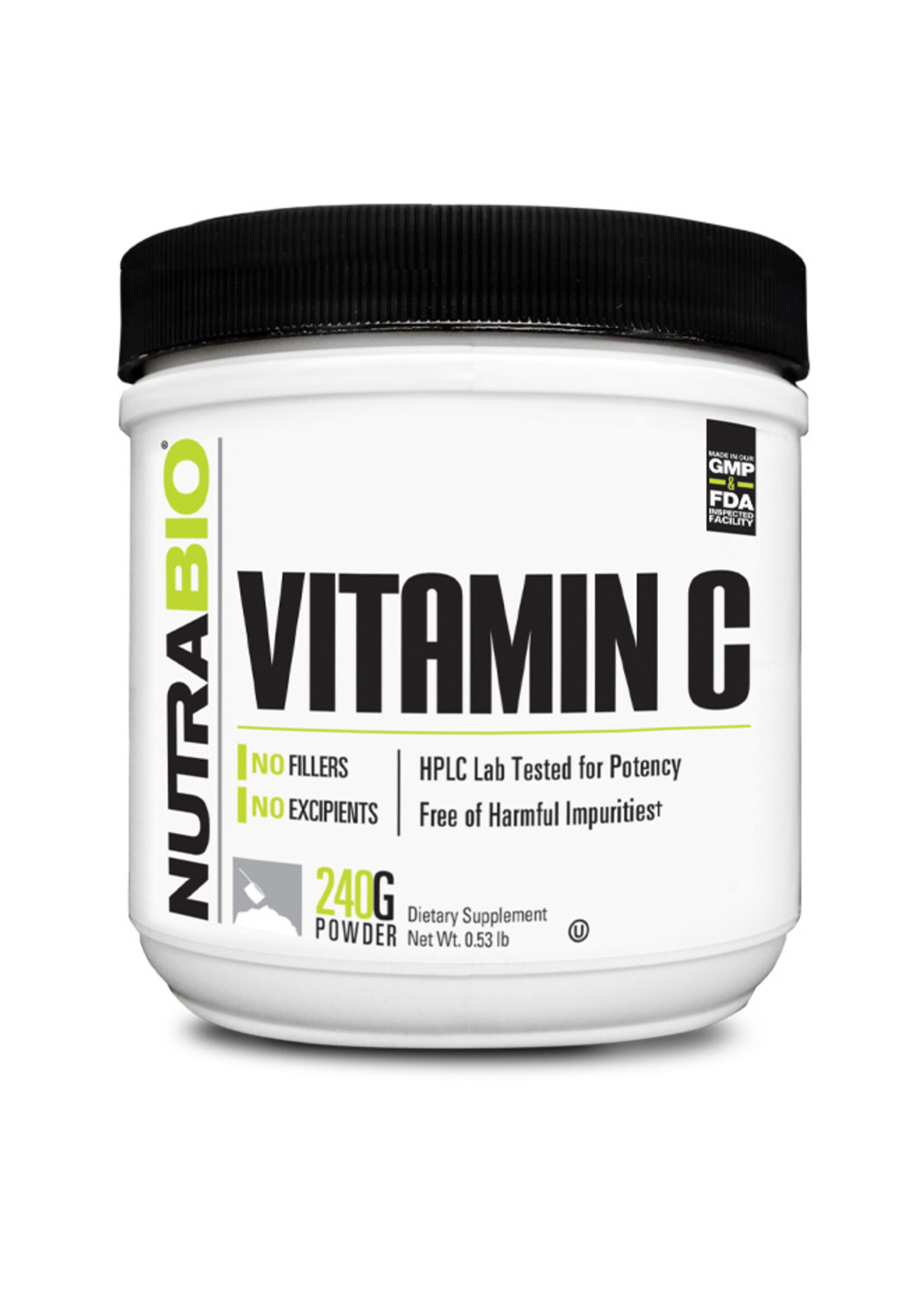 NutraBio Vitamin C 240g