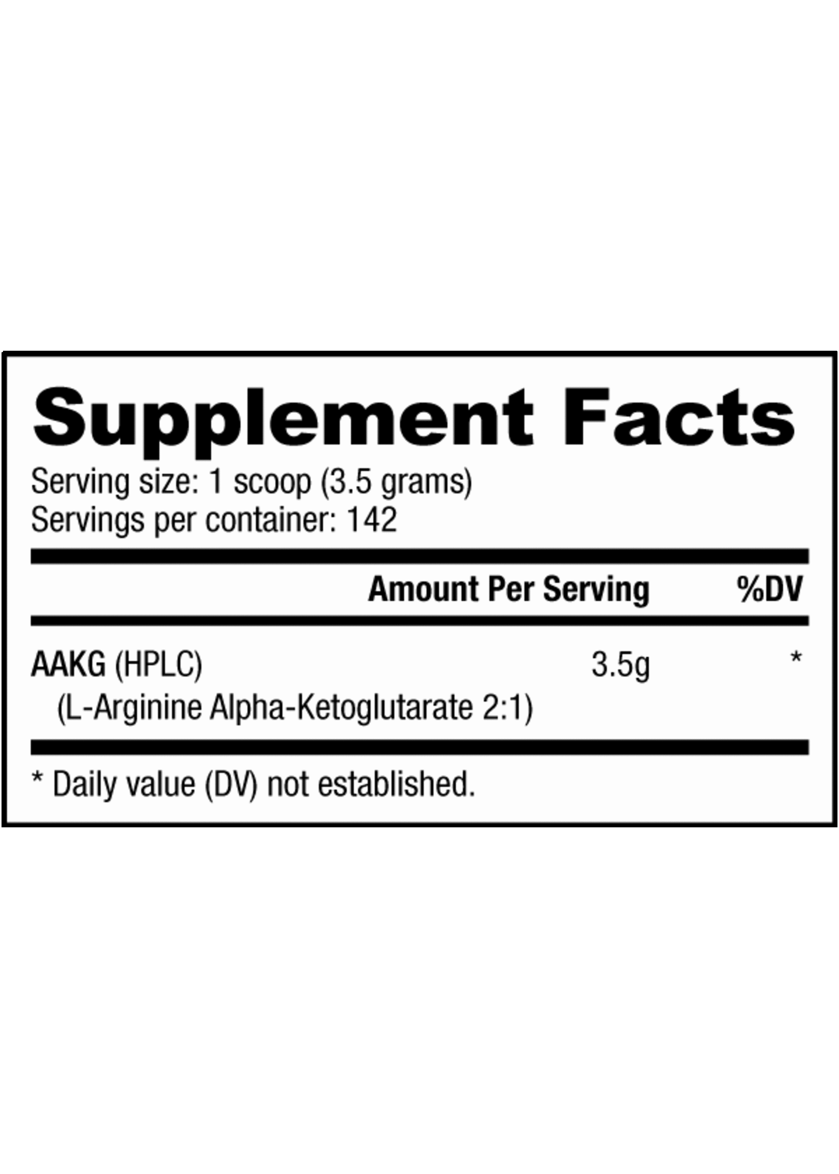NutraBio Arginine AKG 500 mg