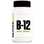 NutraBio Methyl-B12 2000mcg - 90 Caps
