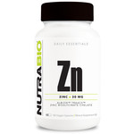 NutraBio Zinc 30 mg - 120 Caps