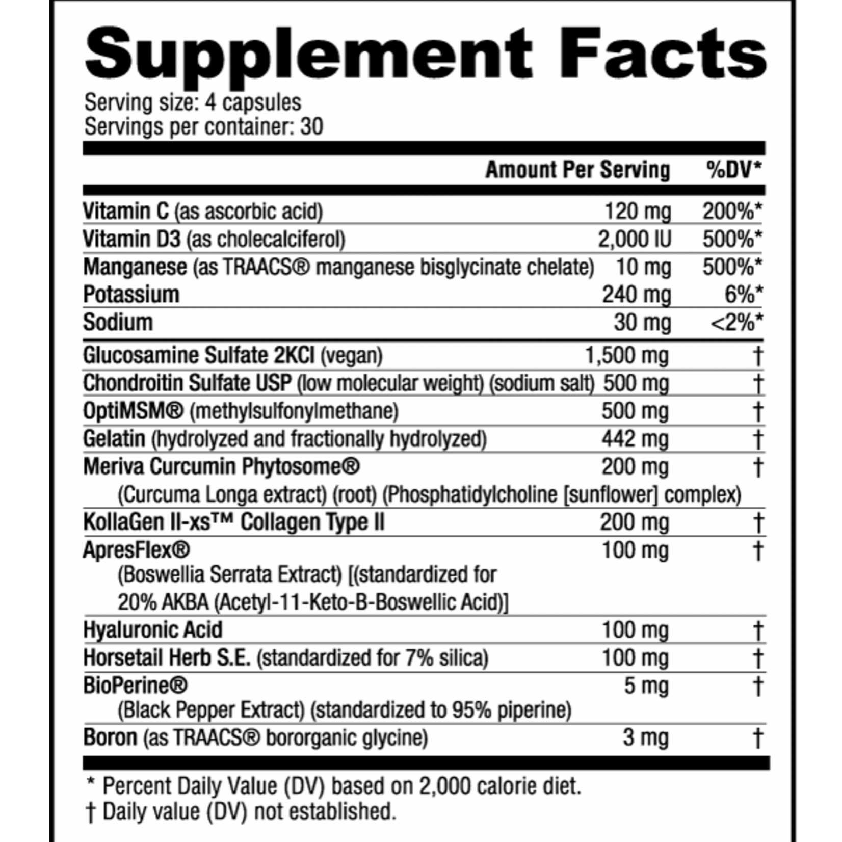 NutraBio Extreme Joint Care