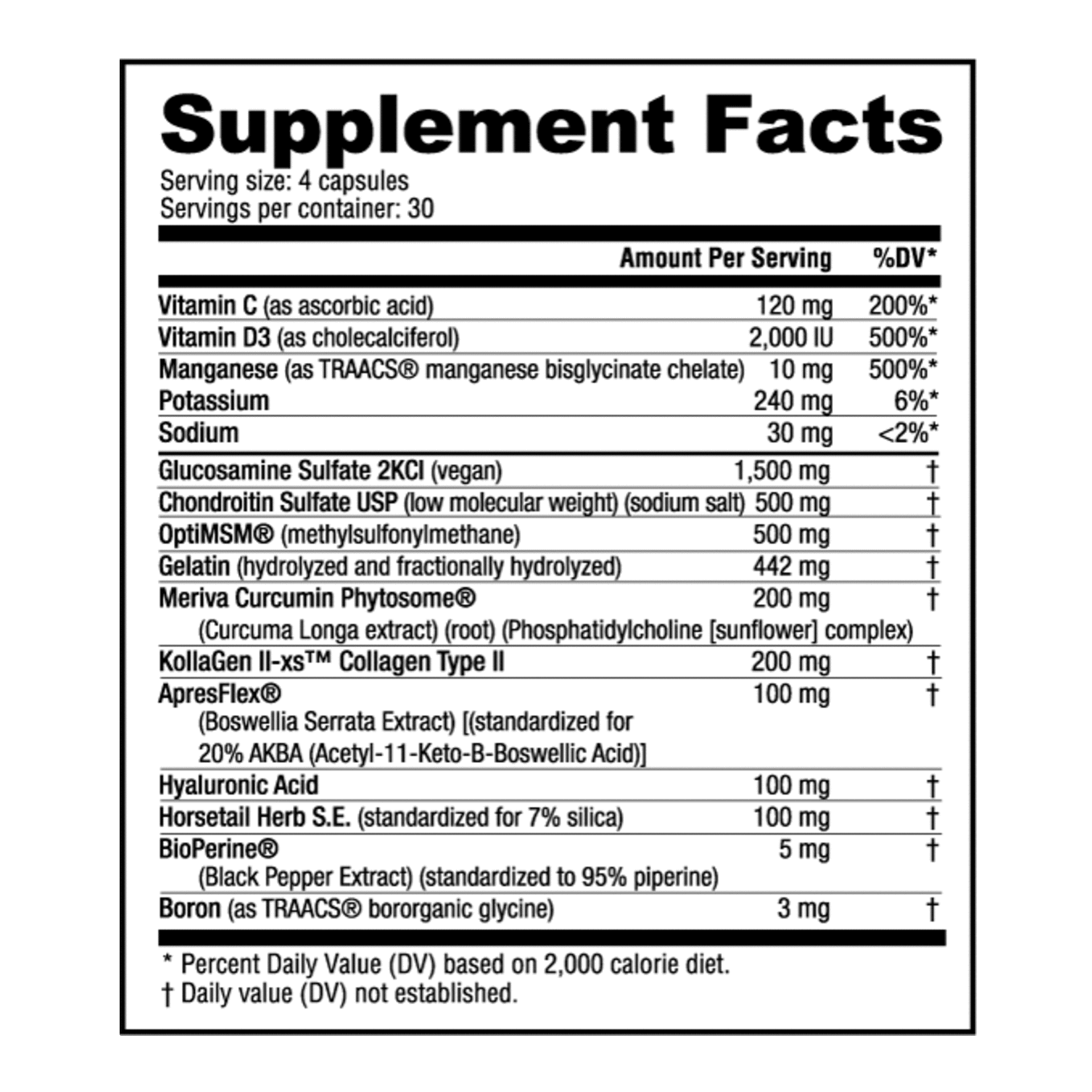 NutraBio Extreme Joint Care