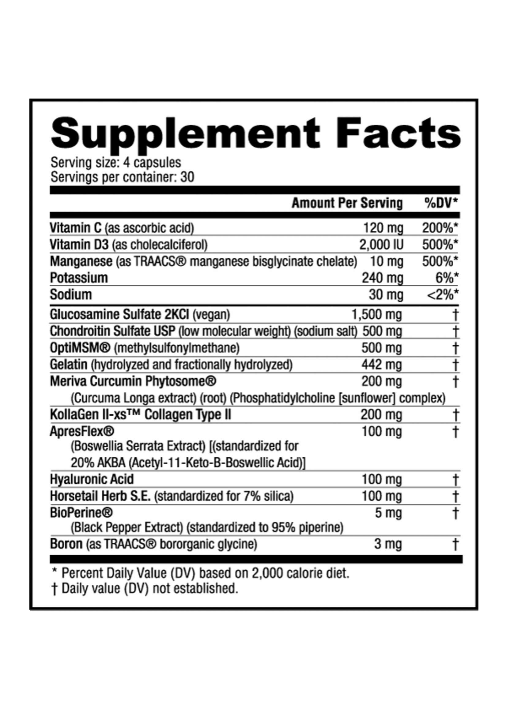 NutraBio Extreme Joint Care