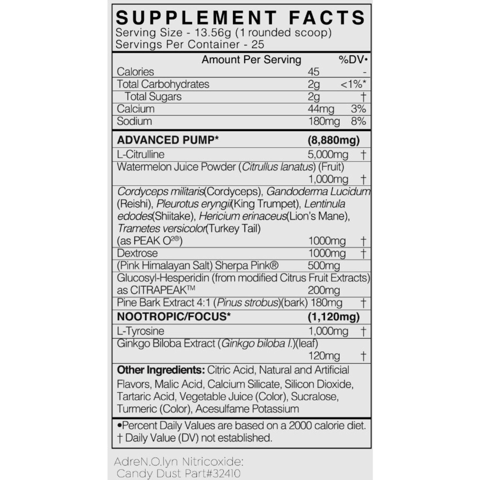 Blackmarket Labs Adrenolyn N.O.