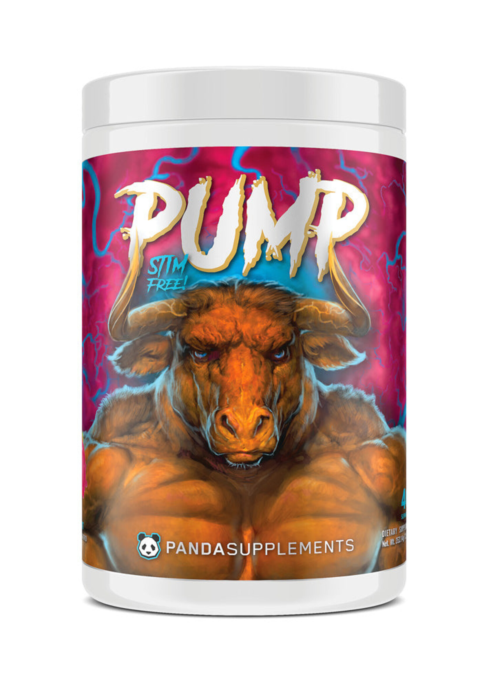 Panda Supplements PUMP – Best Nitric Oxide Pre-Workout for Muscle Growth