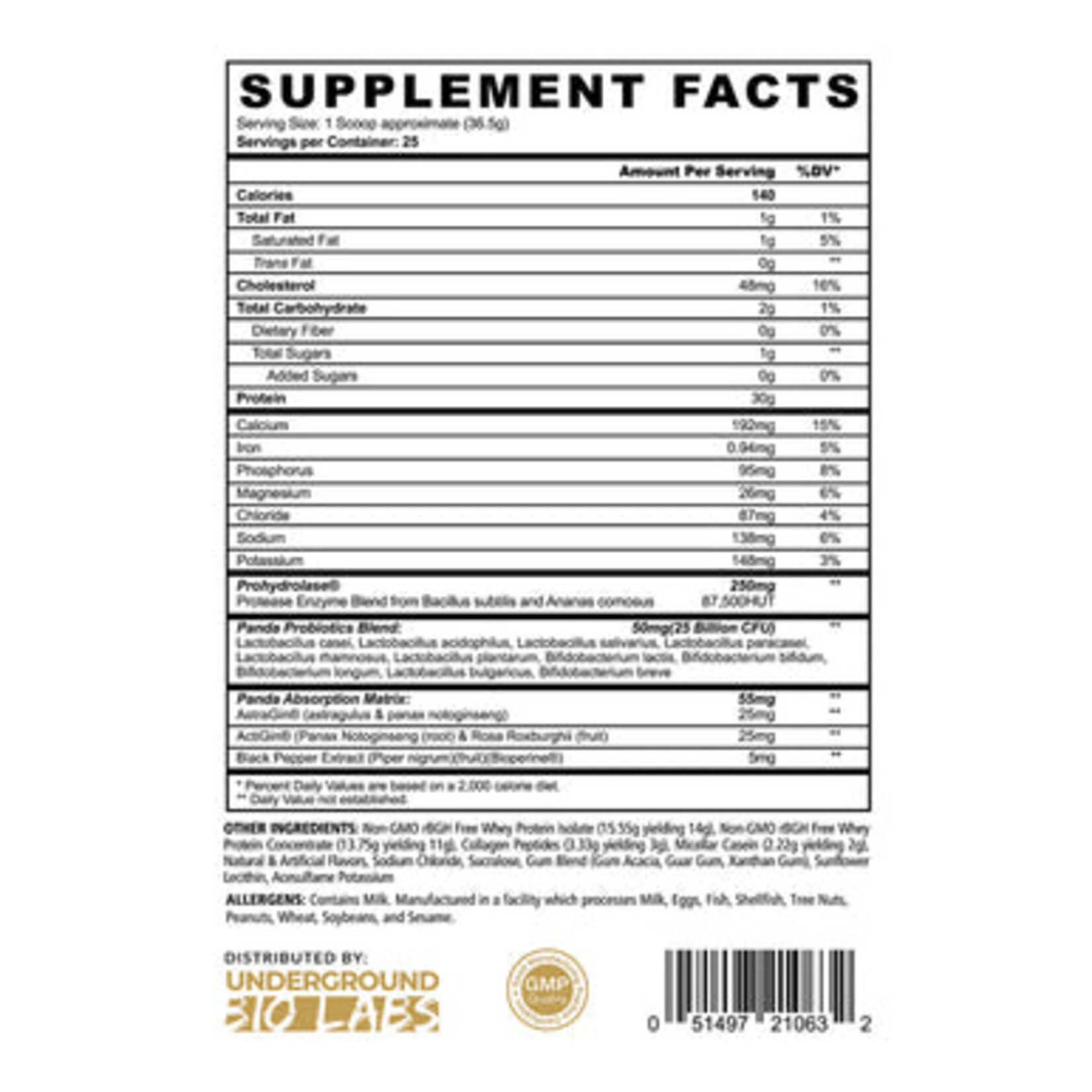 Panda Supplements Fuel Protein