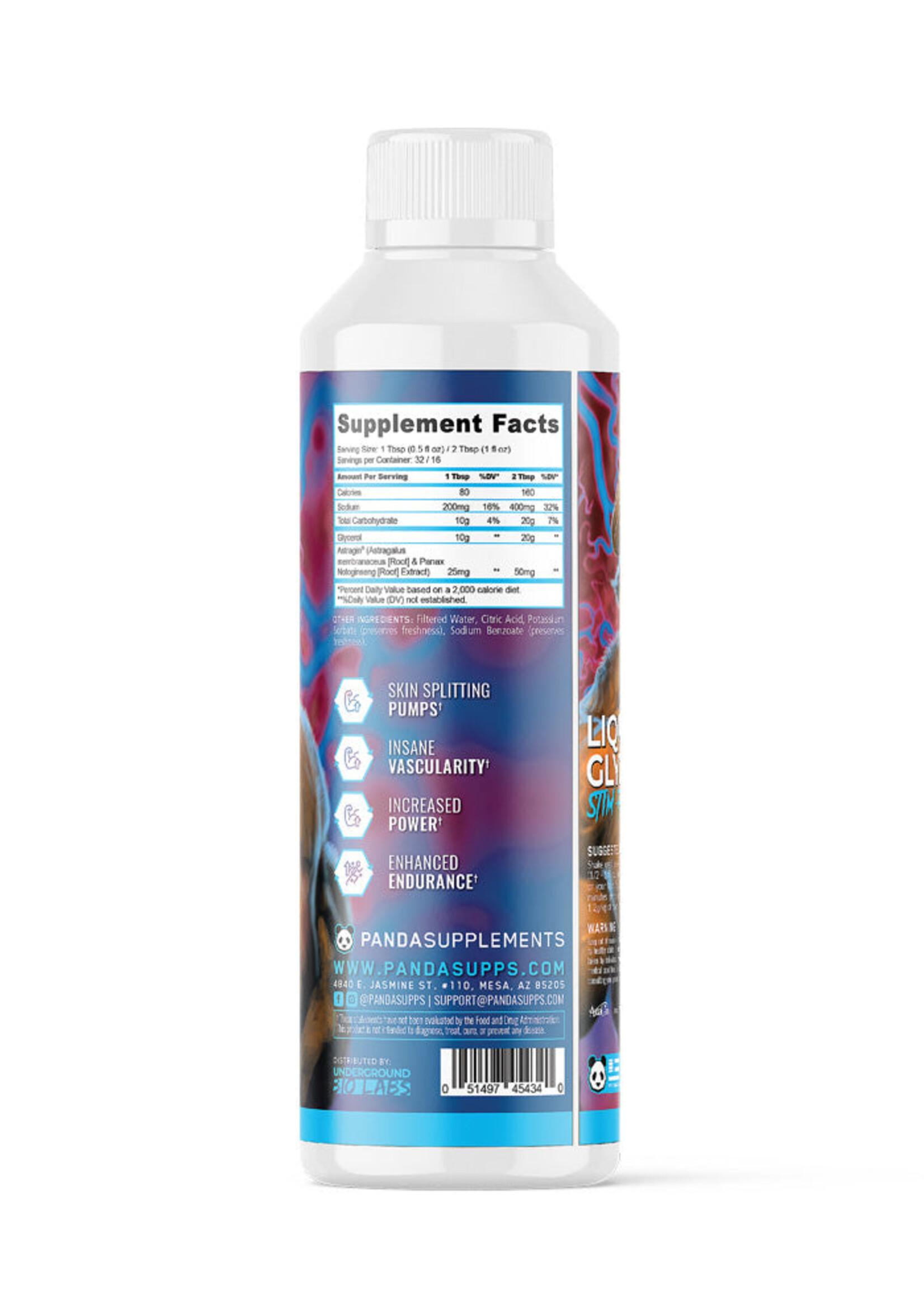 Panda Supplements Pump (Liquid Glycerol)