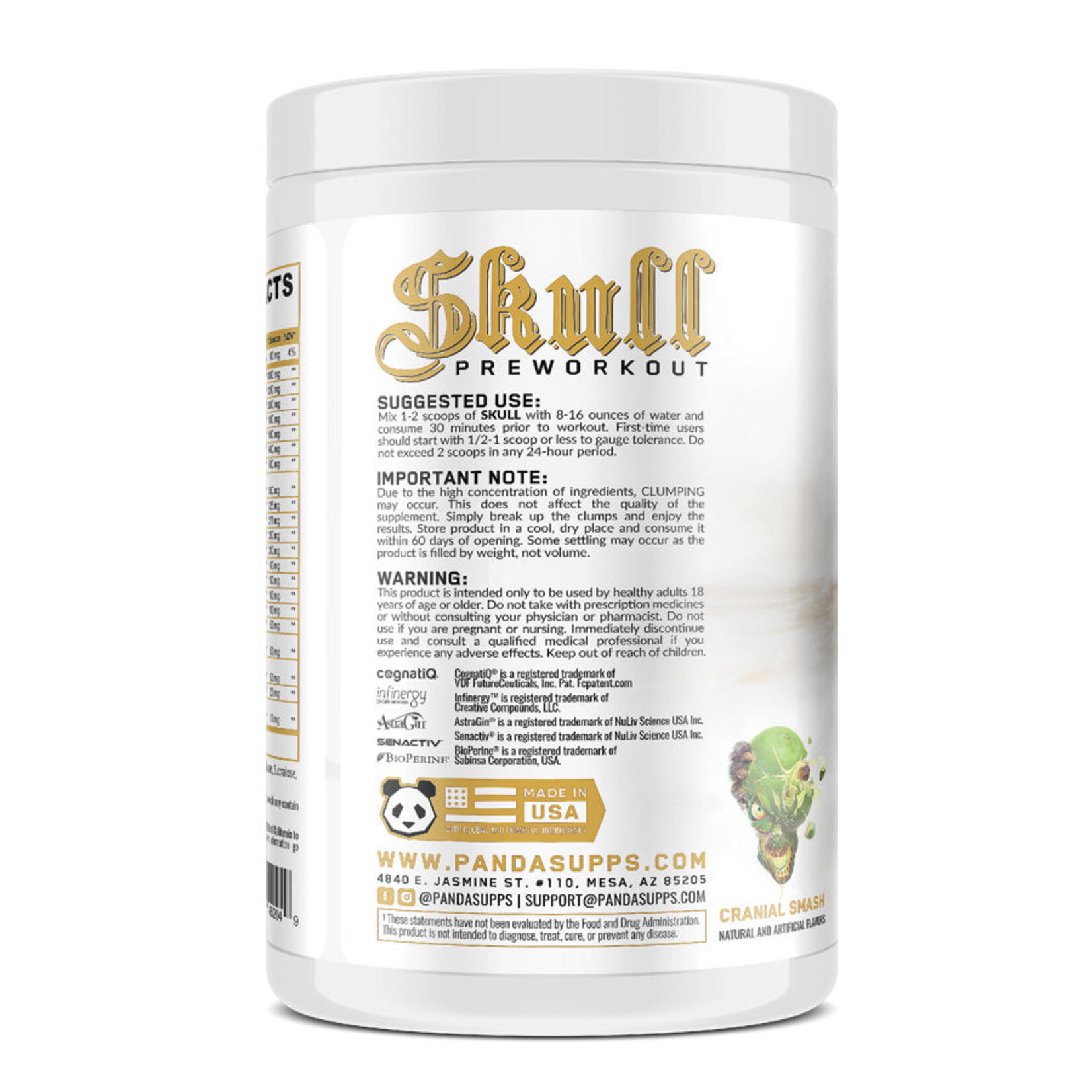 Panda Supplements Skull