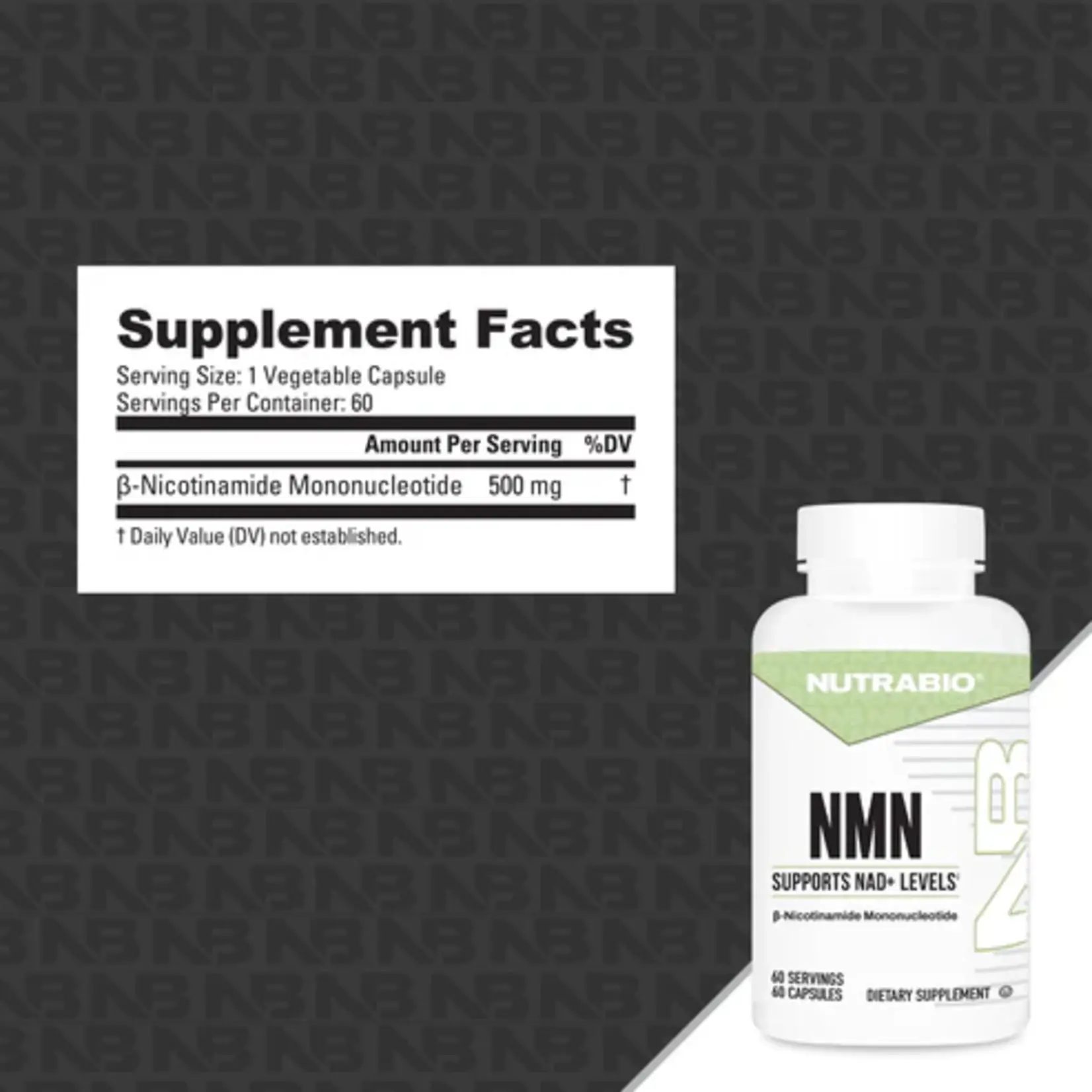 NutraBio NMN | Boost NAD+ Levels & Cellular Energy Naturally