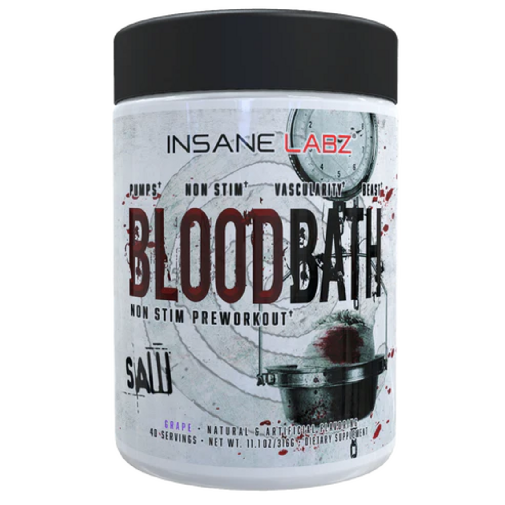 Insane Labz Insane Labz Bloodbath Nitric Oxide Booster | Stim-Free Pump Pre-Workout | Yuma, AZ