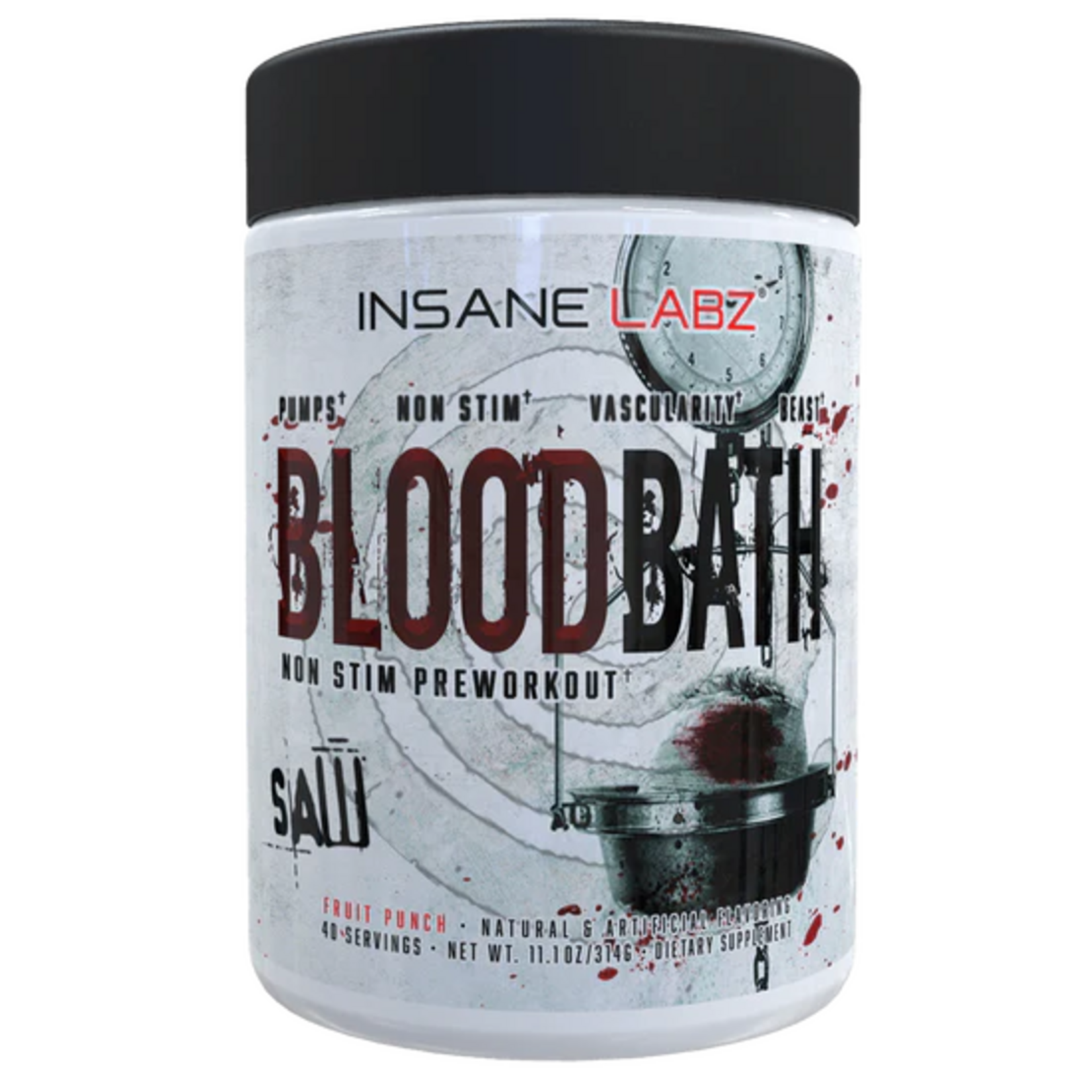Insane Labz Insane Labz Bloodbath Nitric Oxide Booster | Stim-Free Pump Pre-Workout | Yuma, AZ