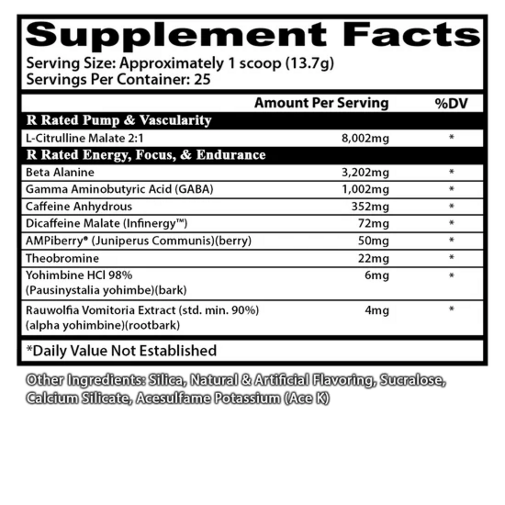 Insane Labz Insane Labz Psychotic Rated R Pre-Workout | Extreme Neuro-Drive Formula | Yuma, AZ