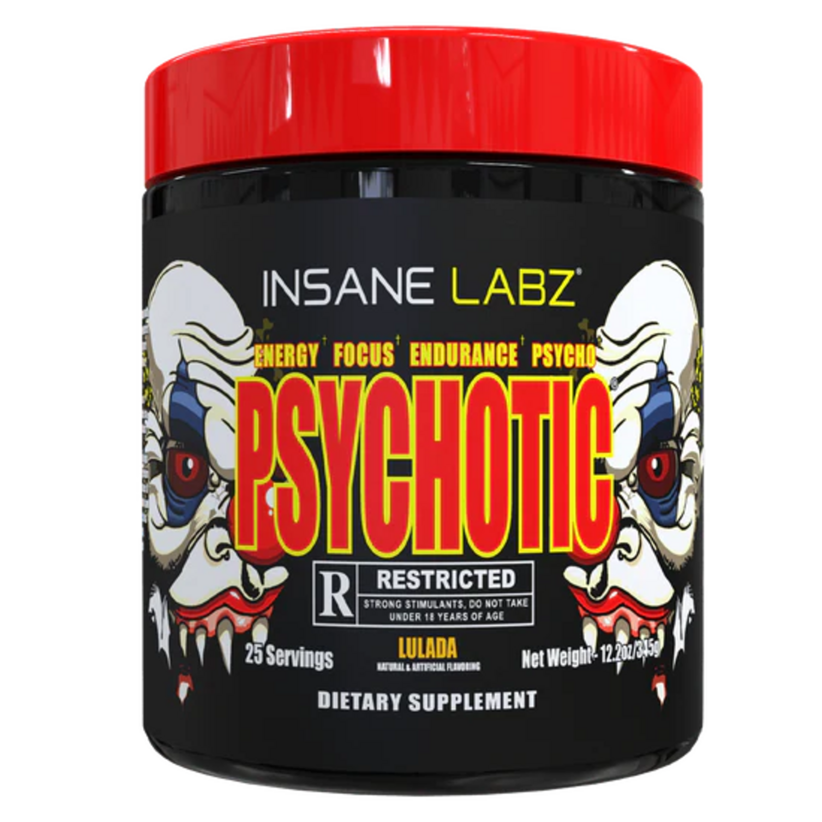 Insane Labz Insane Labz Psychotic Rated R Pre-Workout | Extreme Neuro-Drive Formula | Yuma, AZ