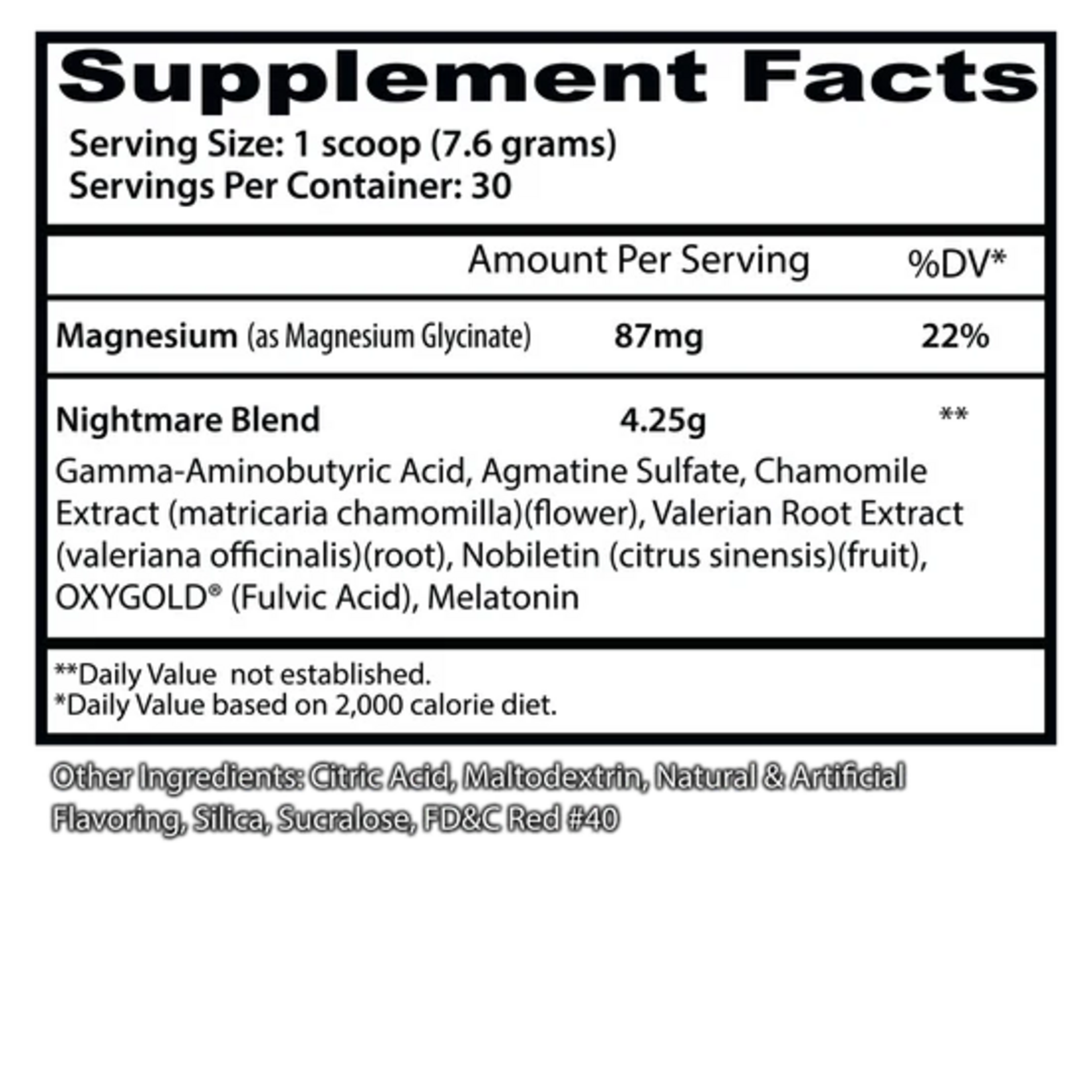 Insane Labz Insane Labz Nightmare Sleep & Recovery Formula | Deep REM & Growth Support | Yuma, AZ