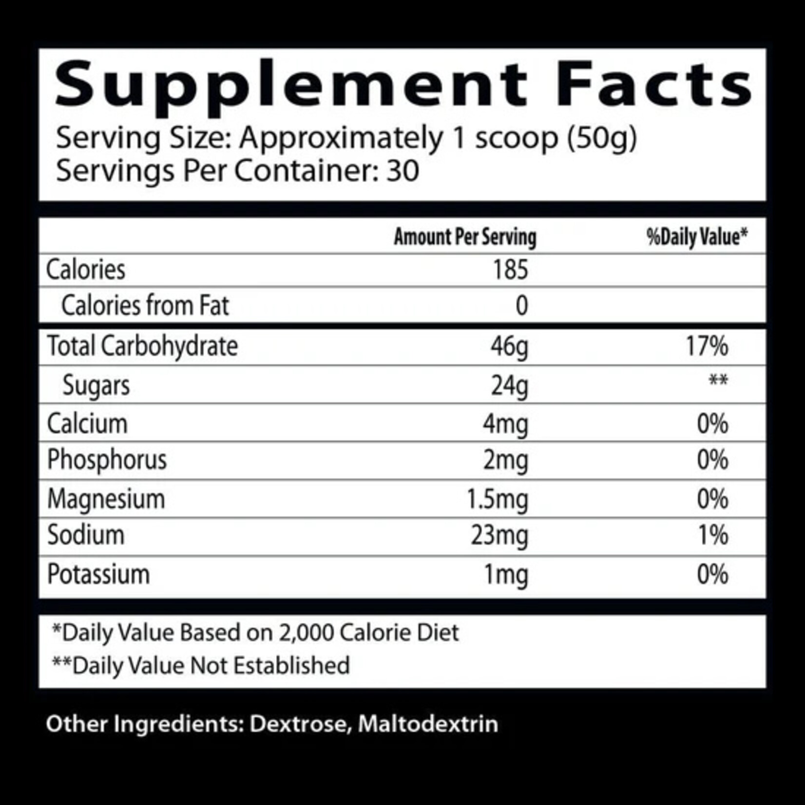 Insane Labz Insane Labz Carb-2 Complex Carbohydrate Matrix | Glycogen & Recovery Fuel | Yuma, AZ