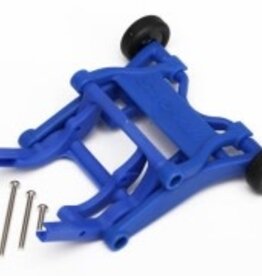 Traxxas 3678x Wheelie bar, assembled (blue) (fits Slash, Bandit, Rustler?, Stampede? series)