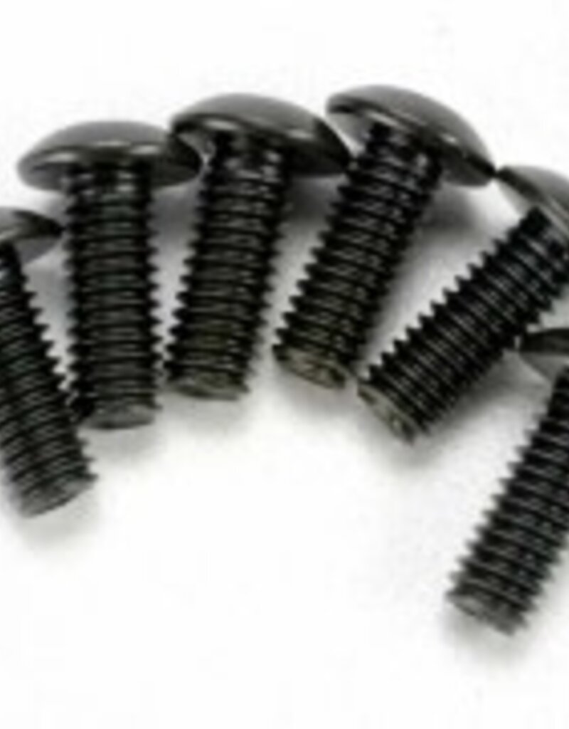 Traxxas 3937 Screws, 4x12mm button-head machine (hex drive) (6)