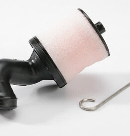 Traxxas 5266 Air filter body (high-volume)/ filter support/ cap/ foam filter, pre-filter/ air filter base (angled)/wire mount/hardware (1 each) (TRX? 2.5, 2.5R, 3.3)