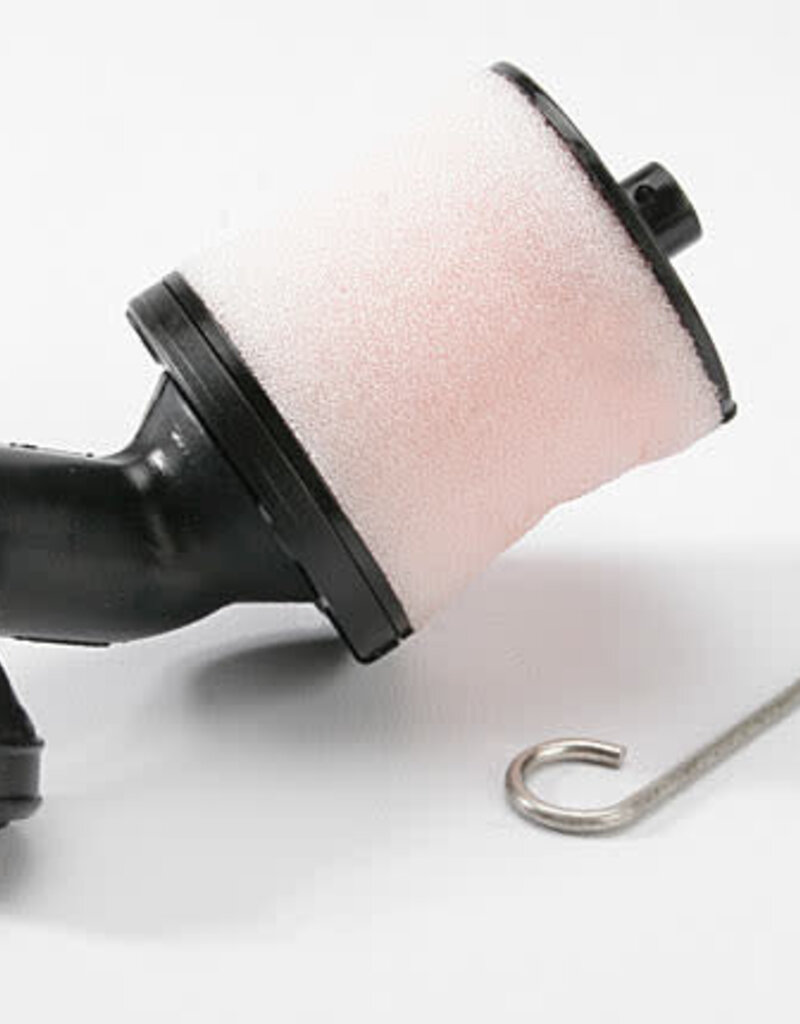 Traxxas 5266 Air filter body (high-volume)/ filter support/ cap/ foam filter, pre-filter/ air filter base (angled)/wire mount/hardware (1 each) (TRX? 2.5, 2.5R, 3.3)