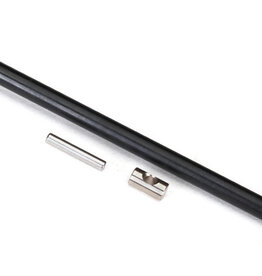 Traxxas 8229 Axle shaft, front (right)/ drive pin/ cross pin
