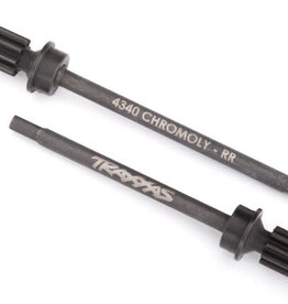Traxxas 8061 Axle shaft, rear, heavy duty (left & right)/ portal drive input gear, rear (machined)