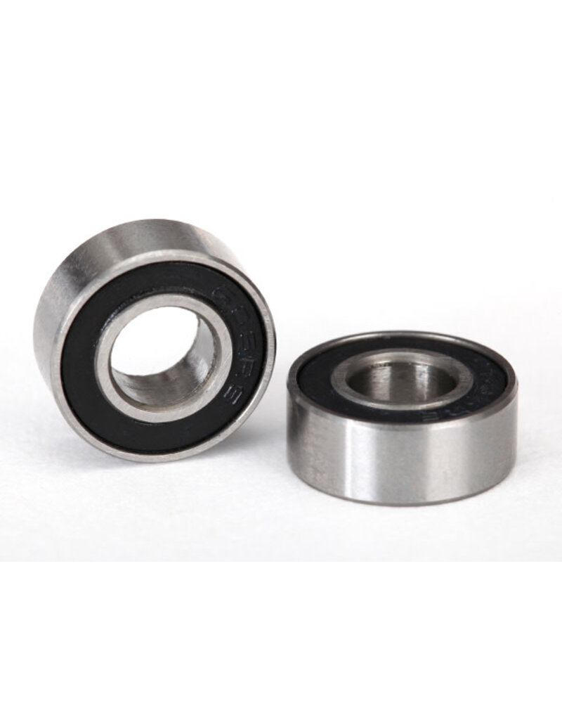Traxxas 5180a Ball bearings, black rubber sealed (6x13x5mm) (2)