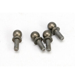 Traxxas 5529x Ball studs, aluminum, hard-anodized, PTFE-coated (4) (use for inner camber link mounting)