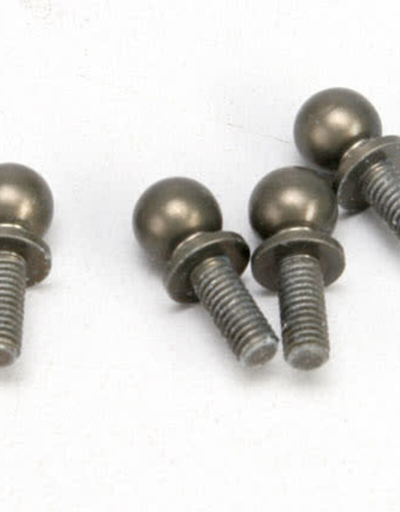Traxxas 5529x Ball studs, aluminum, hard-anodized, PTFE-coated (4) (use for inner camber link mounting)
