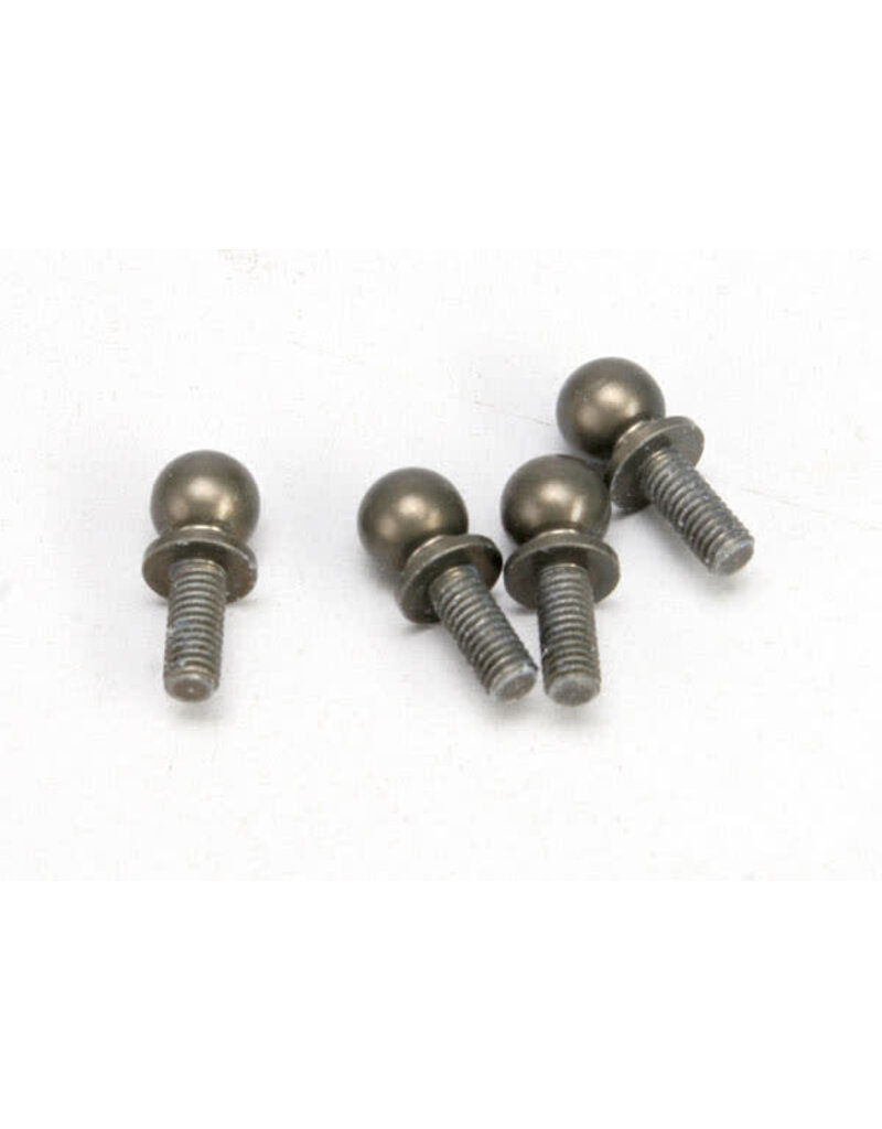 Traxxas 5529x Ball studs, aluminum, hard-anodized, PTFE-coated (4) (use for inner camber link mounting)