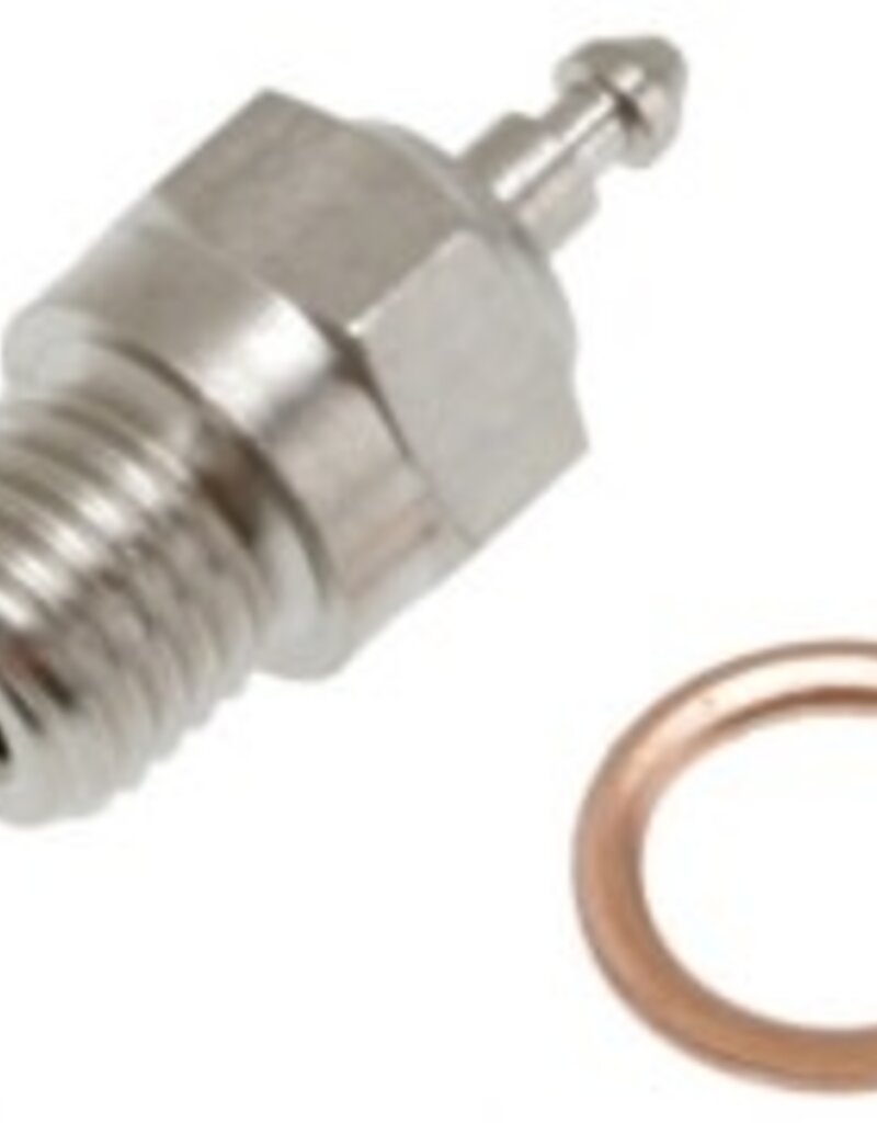 Traxxas 3232x Glow plug, super-duty (long-medium)/gasket