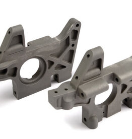 Traxxas 4930r Bulkheads (l & r) (front) (grey)