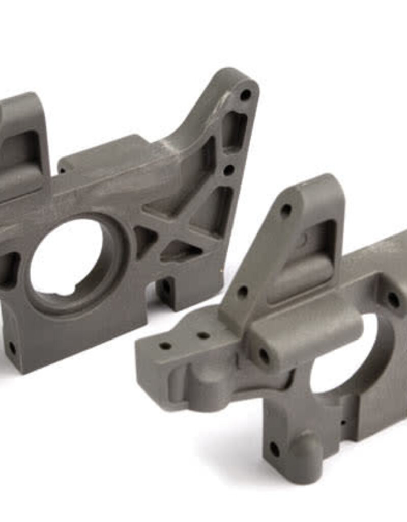 Traxxas 4930r Bulkheads (l & r) (front) (grey)