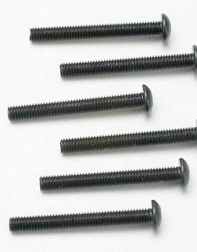 Traxxas 2581 - Screws, 3x25mm button-head machine (hex drive) (6)