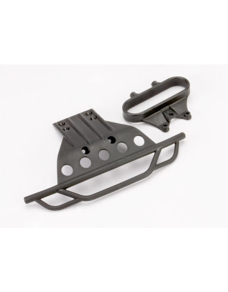 Traxxas 5835 Bumper, front/ bumper mount, front (black)