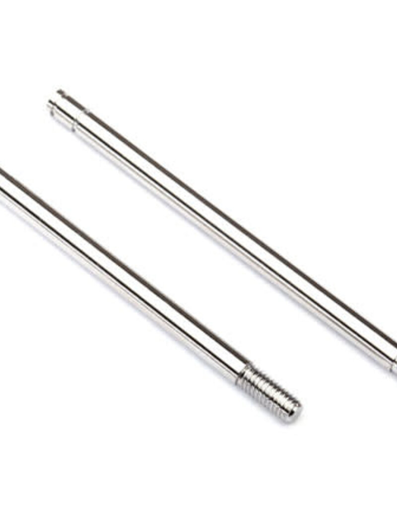 Traxxas 2656 Shock shafts, steel, chrome finish (xx-long) (2)