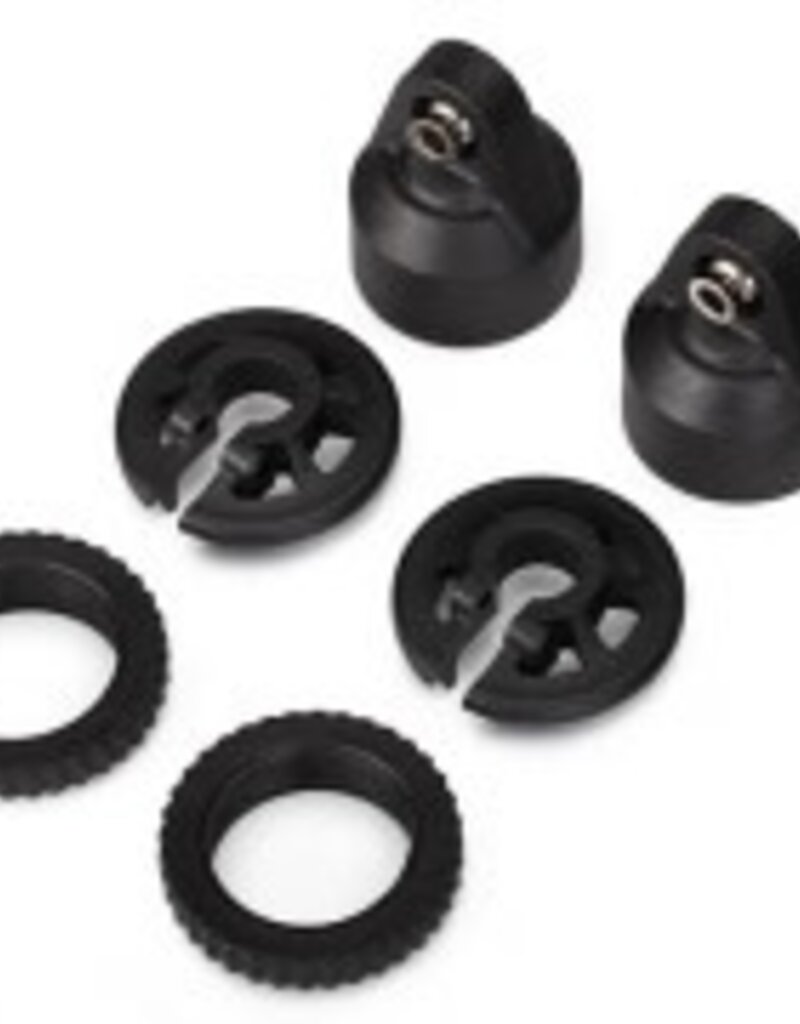 Traxxas 7764 Shock caps, GTX shocks/ spring perch/ adjusters/ 2.5x14mm CS (2) (for 2 shocks)