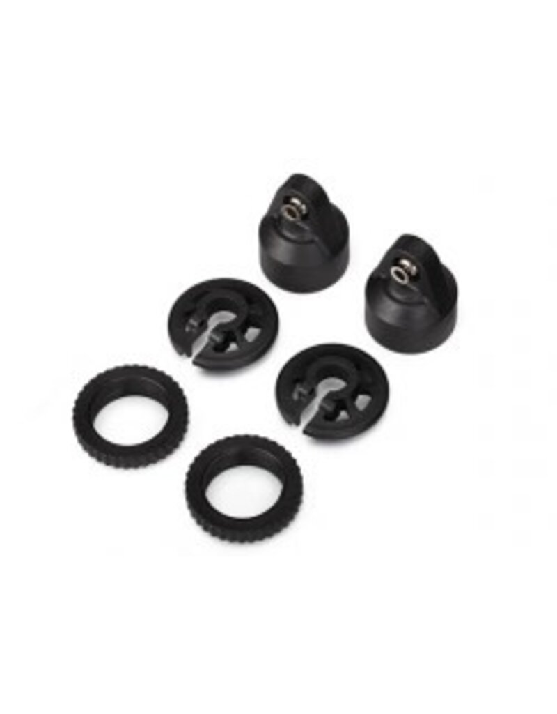 Traxxas 7764 Shock caps, GTX shocks/ spring perch/ adjusters/ 2.5x14mm CS (2) (for 2 shocks)