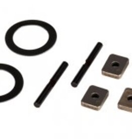 Traxxas 7783 Spider gear shaft (2)/ spacers (4)/ 16x23.5x.5mm TW (2)