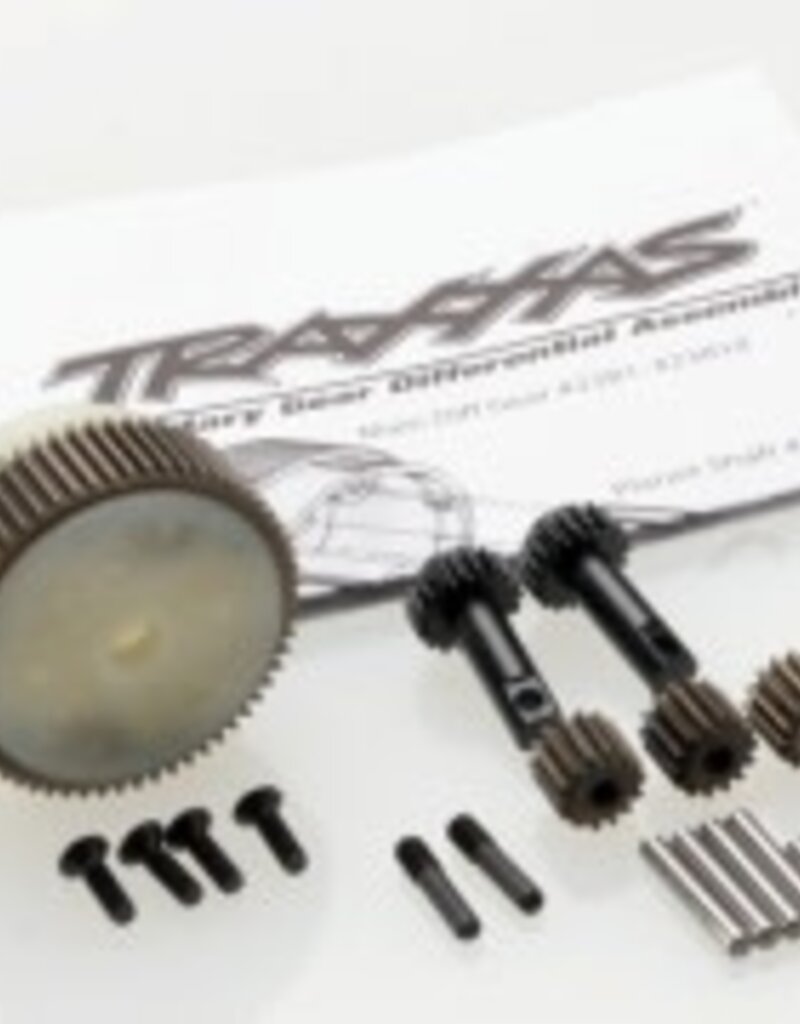 Traxxas 2388X Planetary gear differential with steel ring gear (complete) (fits Bandit, Stampede?, Rustler?)