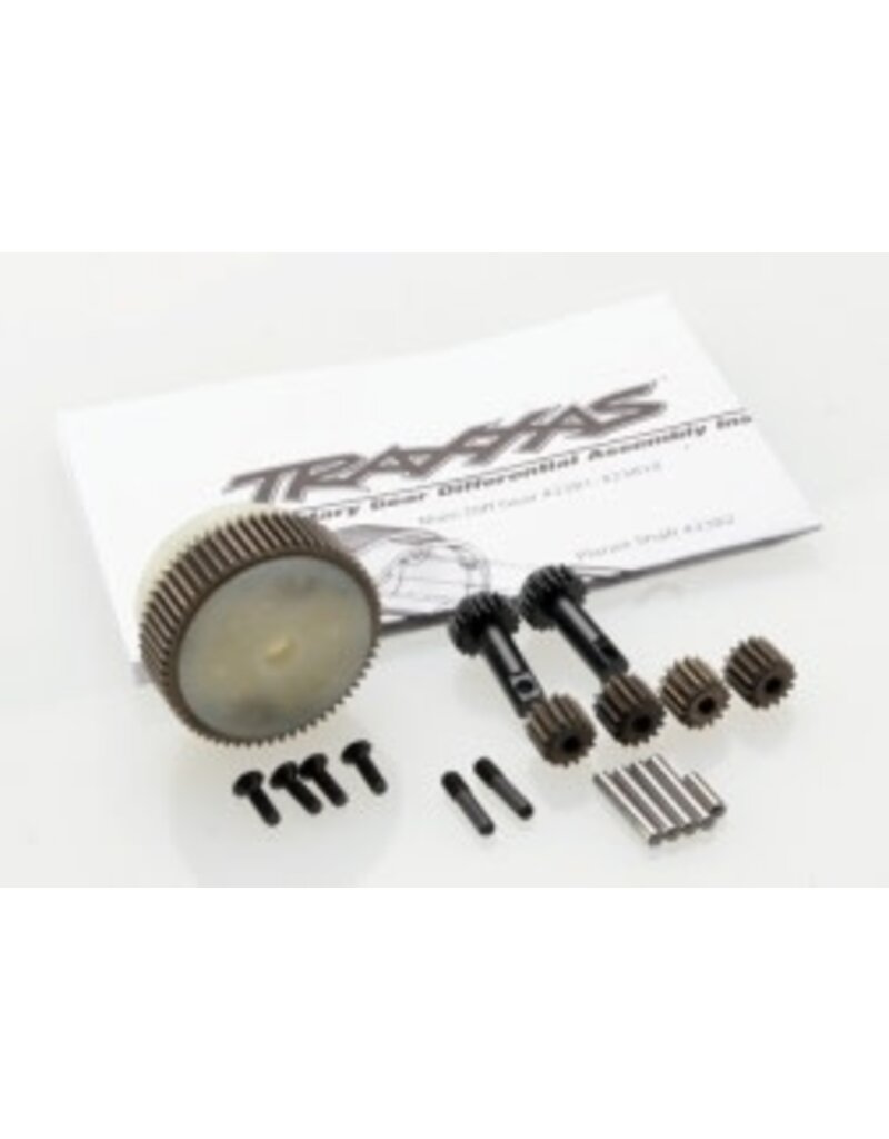 Traxxas 2388X Planetary gear differential with steel ring gear (complete) (fits Bandit, Stampede?, Rustler?)