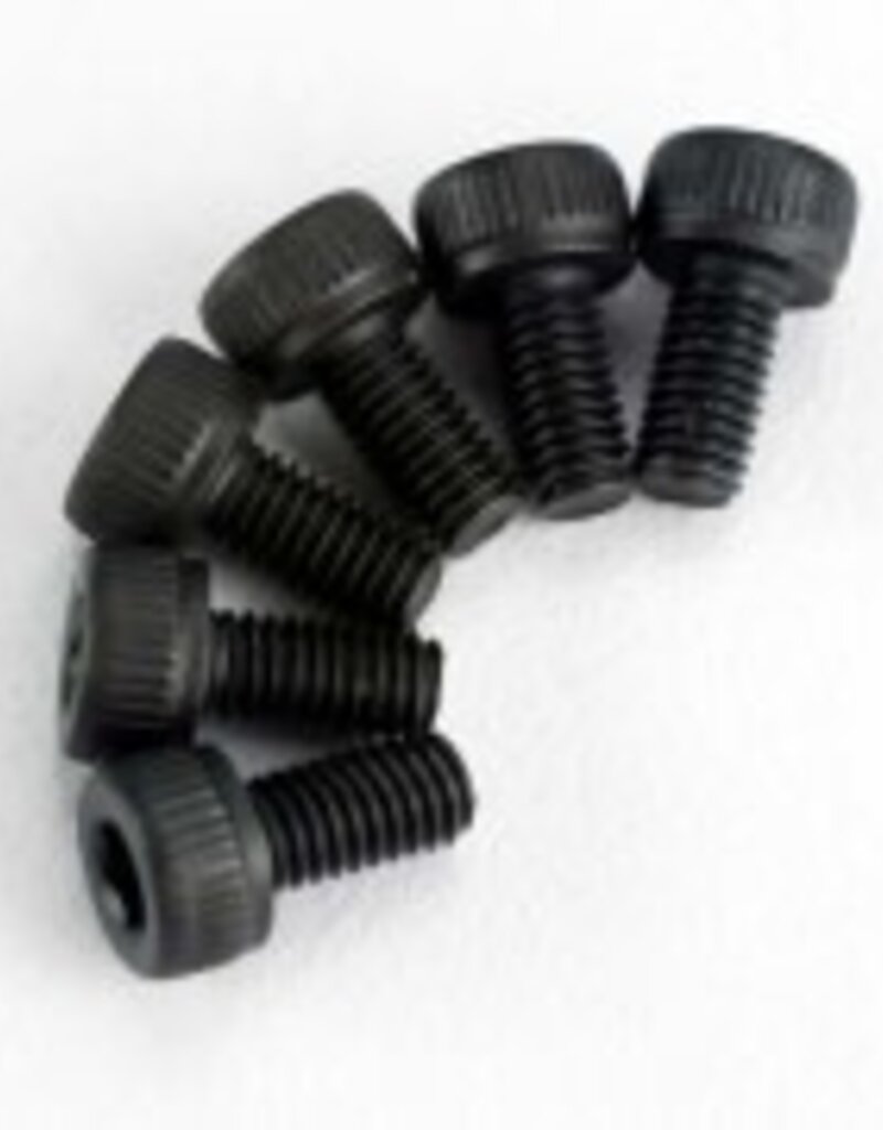 Traxxas 2554Screws, 3x6mm cap-head machine (hex drive) (6)