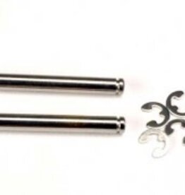 Traxxas 2636 Suspension pins, 26mm (kingpins) (2)/ E-clips (4)