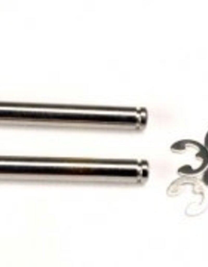 Traxxas 2636 Suspension pins, 26mm (kingpins) (2)/ E-clips (4)