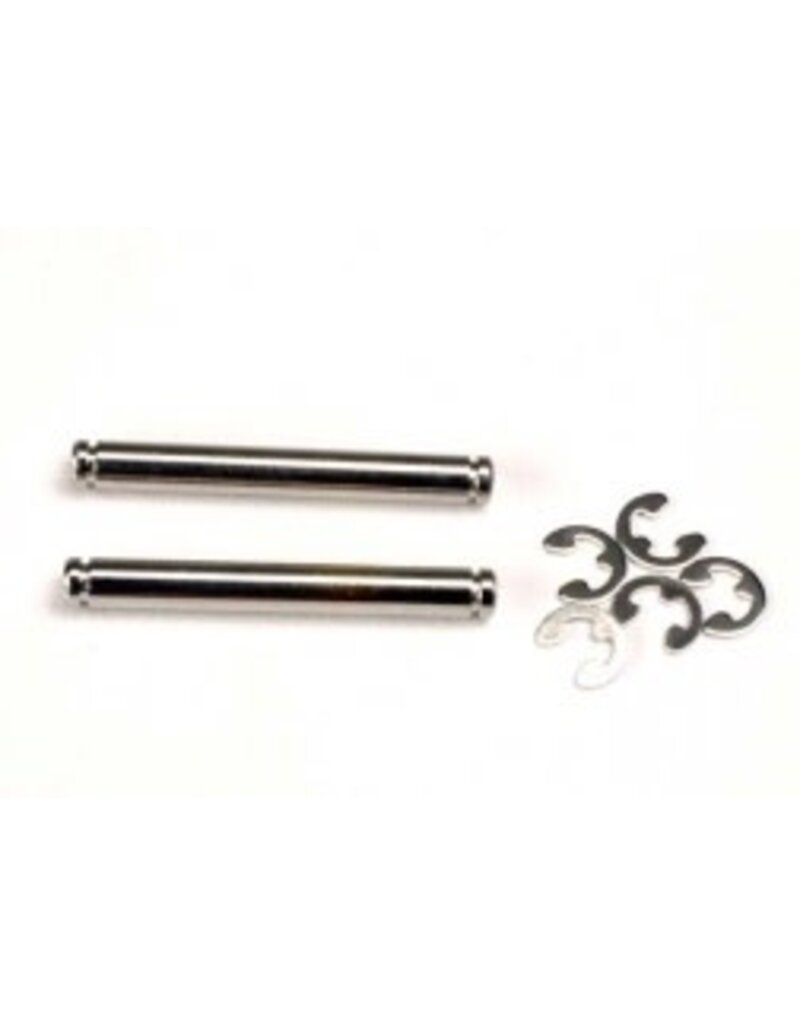 Traxxas 2636 Suspension pins, 26mm (kingpins) (2)/ E-clips (4)